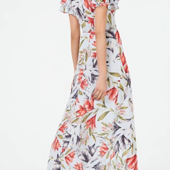 French Connection Faux wrap Maxi Dress - Picture 2 of 2